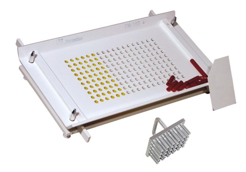 ENCAPSULADOR MANUAL EM PVC B CURVA - 180 CÁPSULAS